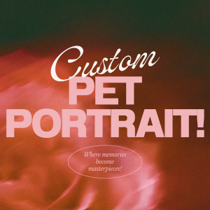 Custom pet portrait